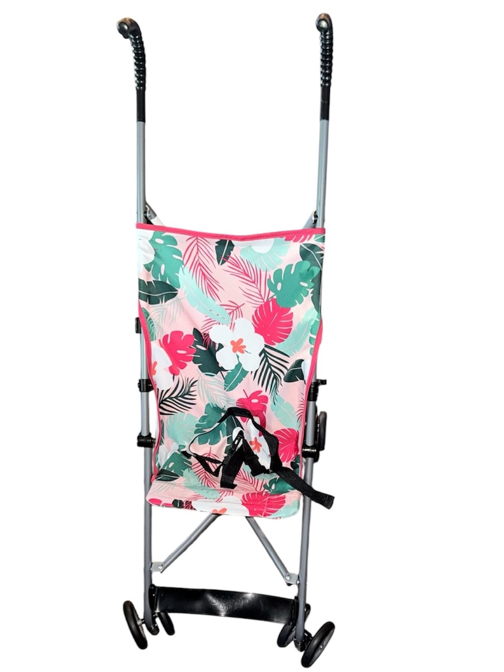 Cosco Tropical Leaf Print Stroller, 2024, Koala, LIKE NEW